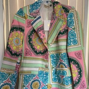 Glamify Fashion - Multicolor Pattern blazer  - Size S